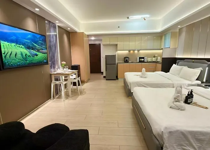 Venice Luxe Twin Bed , Kitchen, Sauna, Pool, For 3 Guests Only * Manila